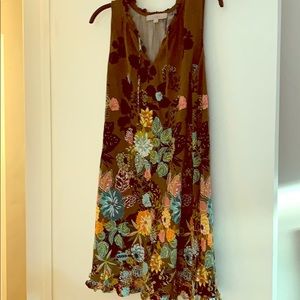Loft lightweight floral dress